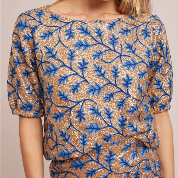 Anthropologie Tops - Odells Sequin Shirt